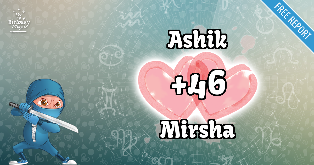 Ashik and Mirsha Love Match Score