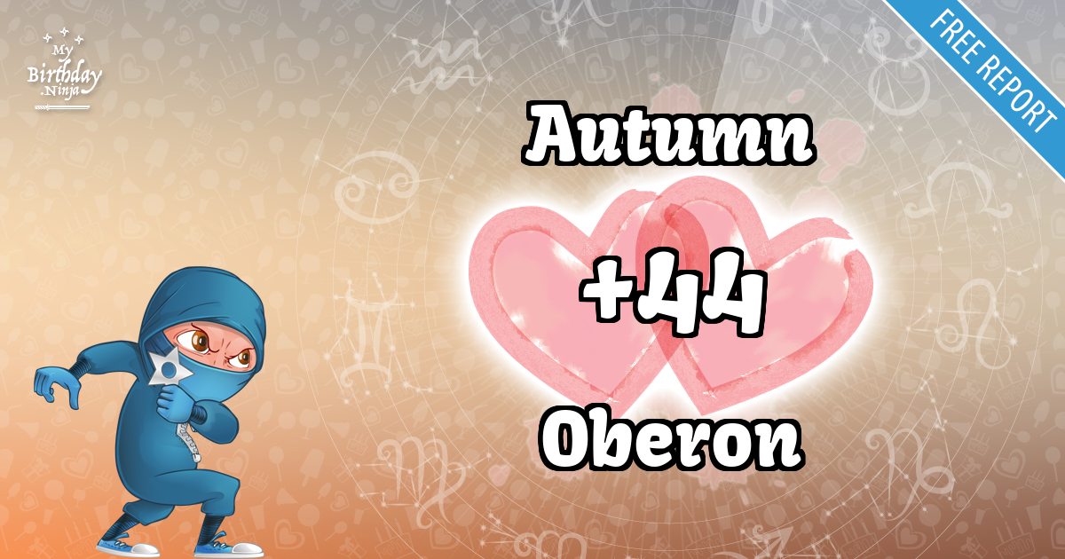 Autumn and Oberon Love Match Score