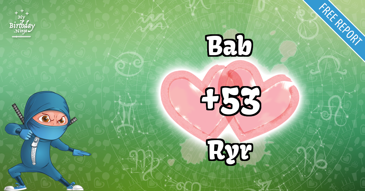 Bab and Ryr Love Match Score