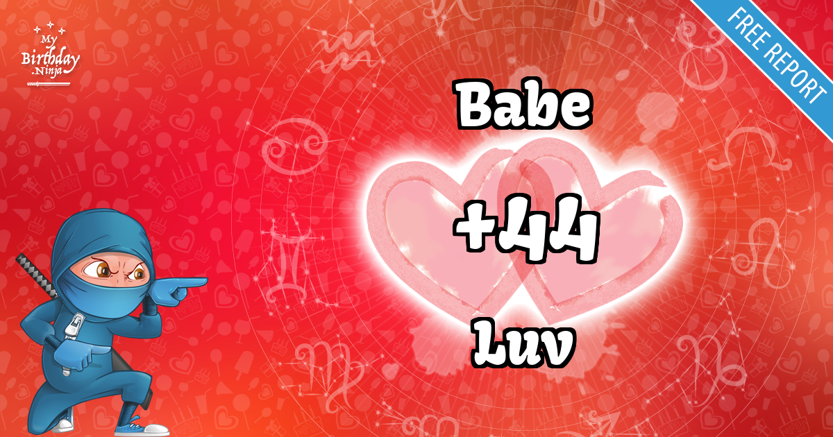 Babe and Luv Love Match Score