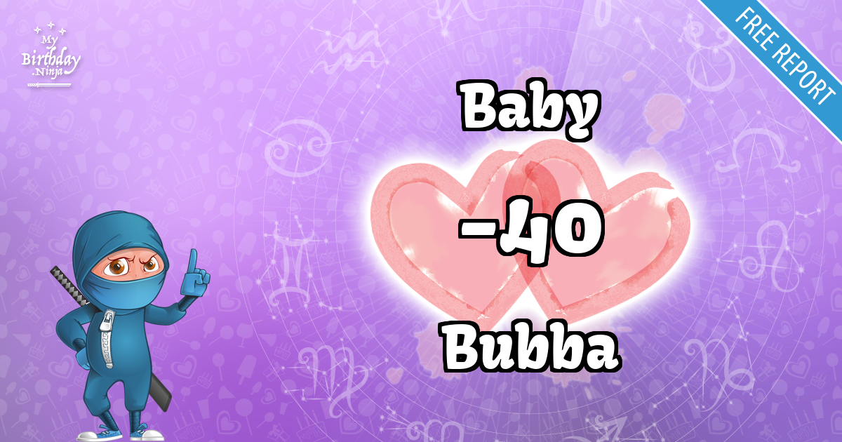 Baby and Bubba Love Match Score