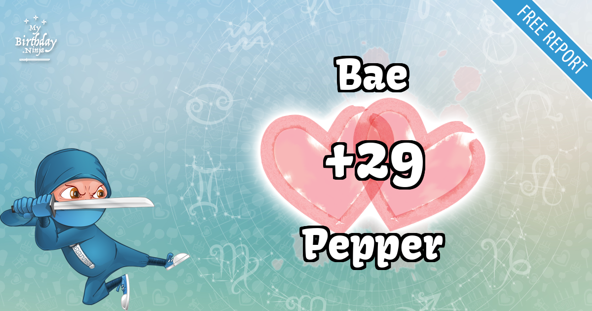 Bae and Pepper Love Match Score