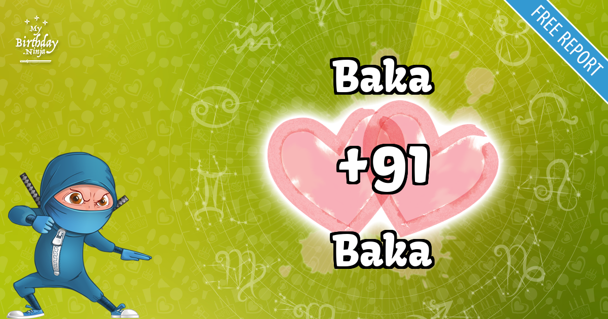 Baka and Baka Love Match Score