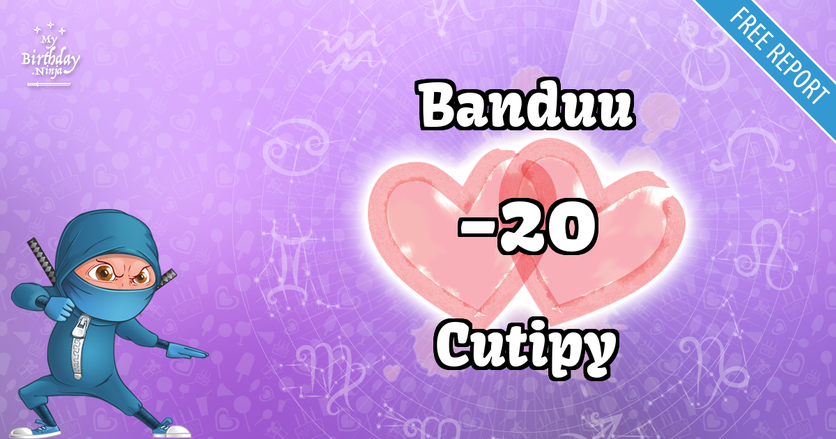 Banduu and Cutipy Love Match Score