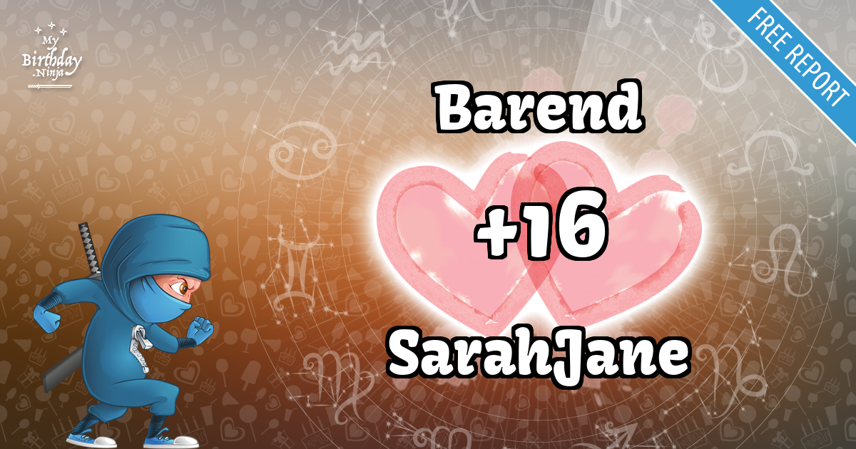 Barend and SarahJane Love Match Score