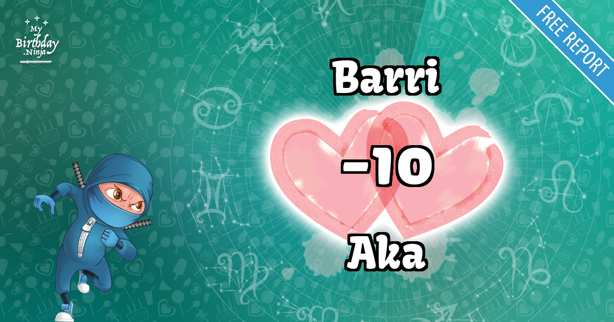 Barri and Aka Love Match Score