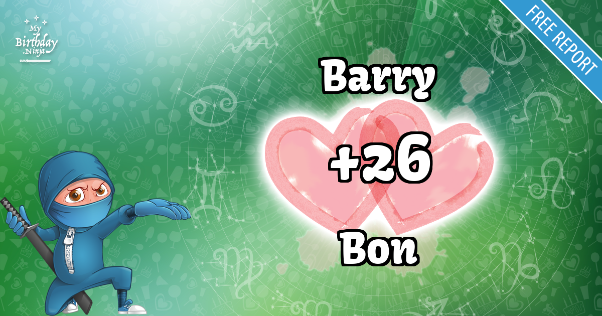 Barry and Bon Love Match Score