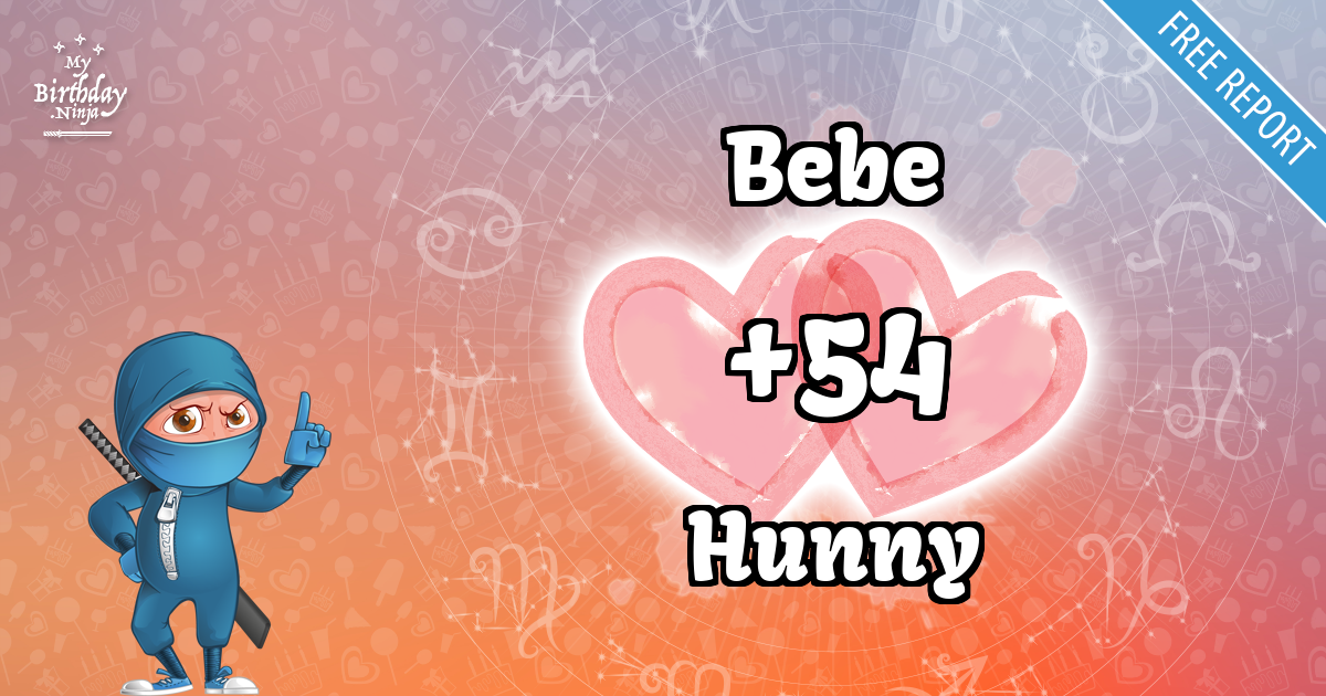 Bebe and Hunny Love Match Score