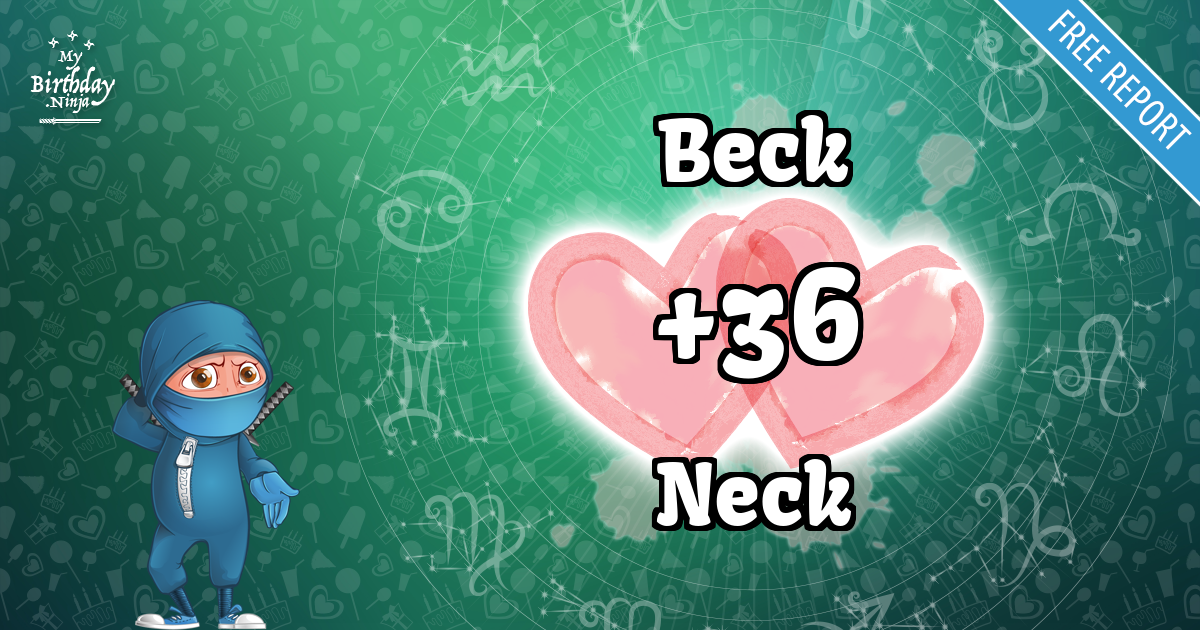 Beck and Neck Love Match Score