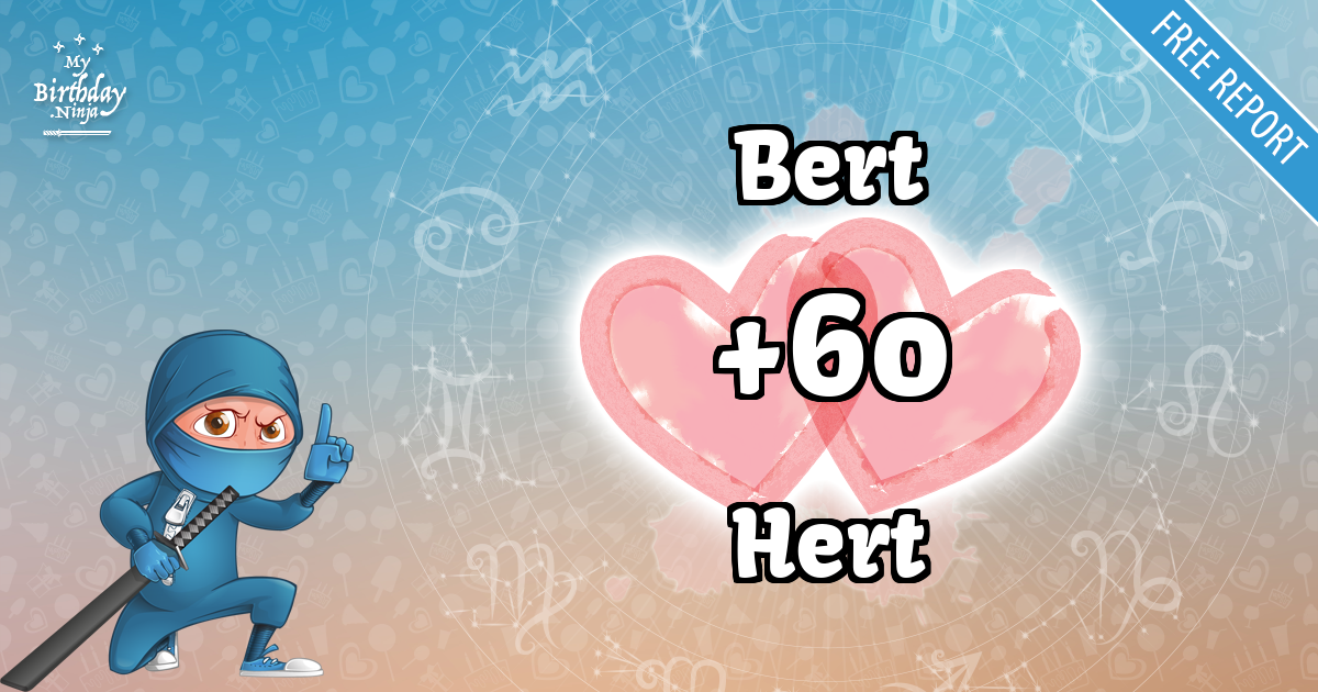 Bert and Hert Love Match Score