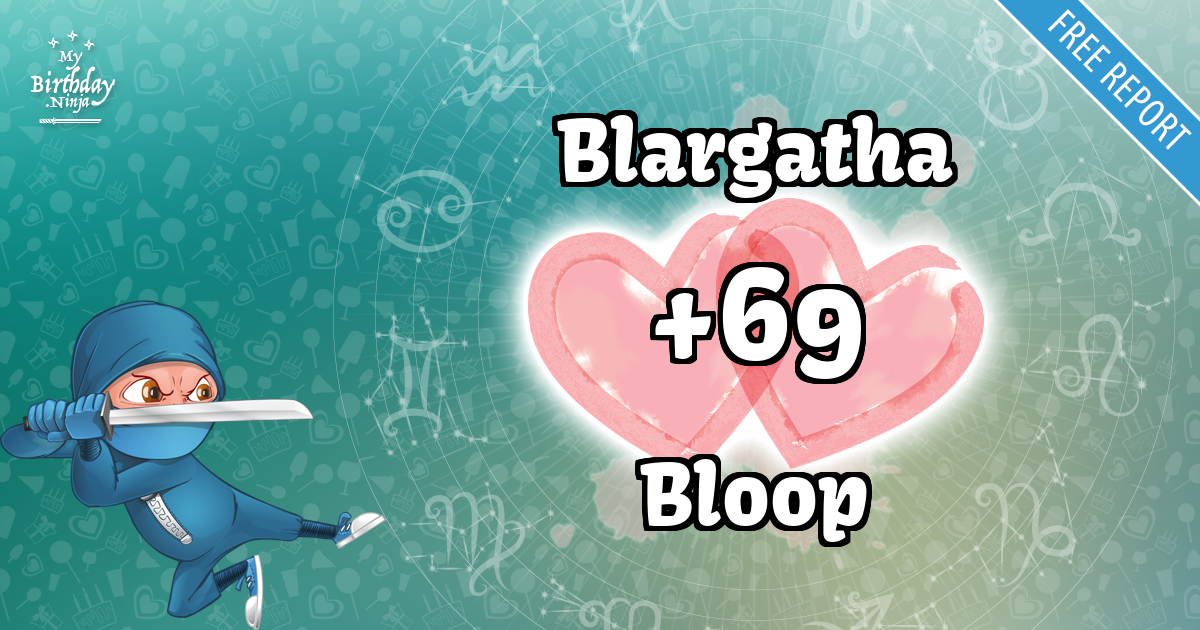 Blargatha and Bloop Love Match Score