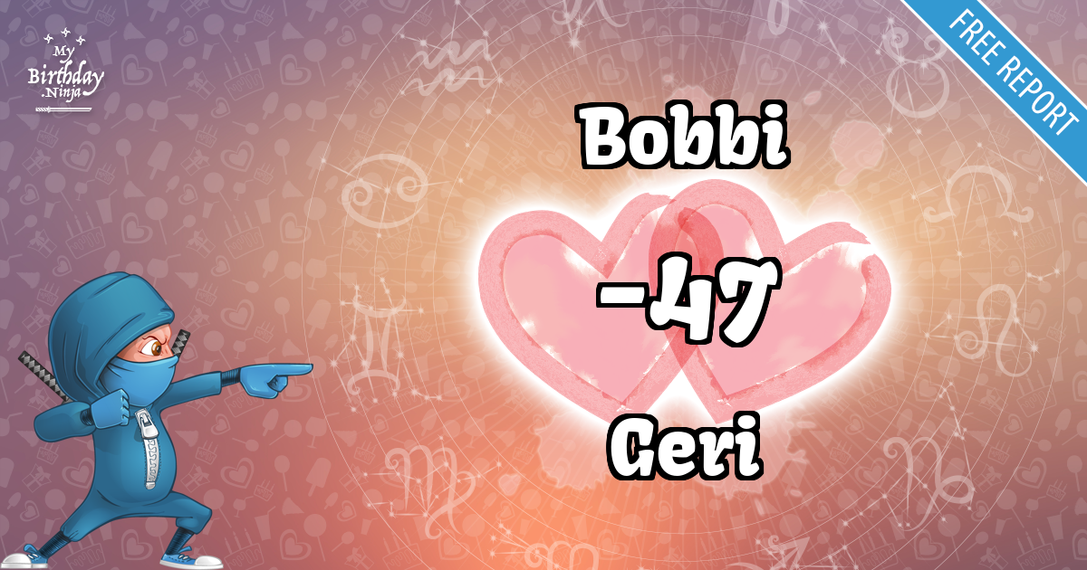Bobbi and Geri Love Match Score