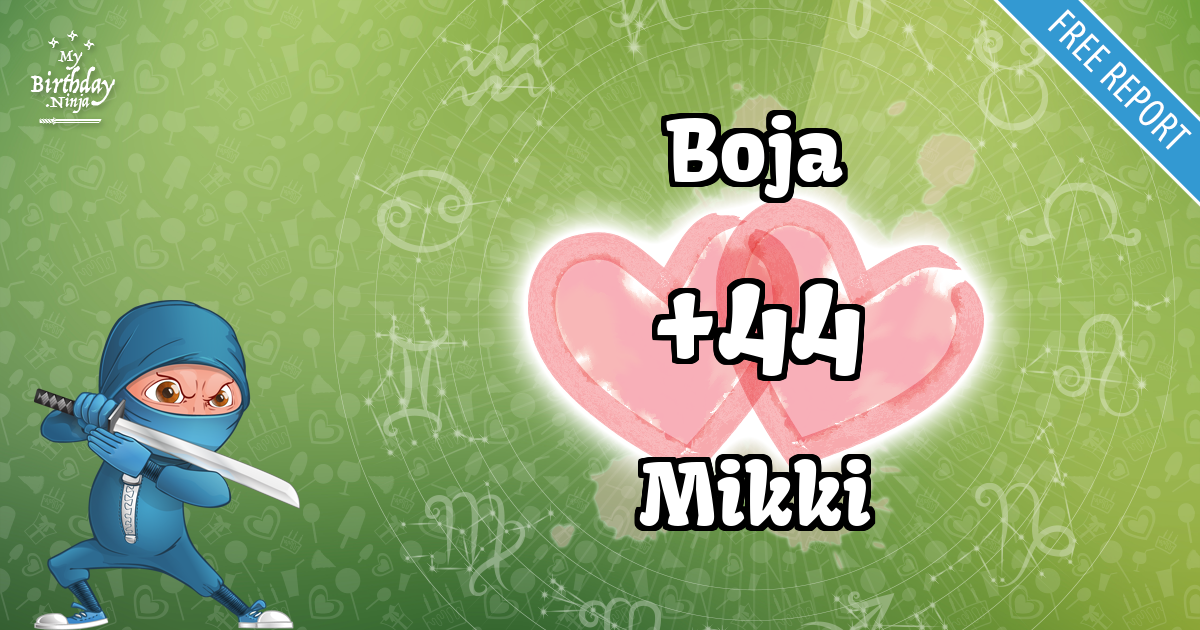 Boja and Mikki Love Match Score