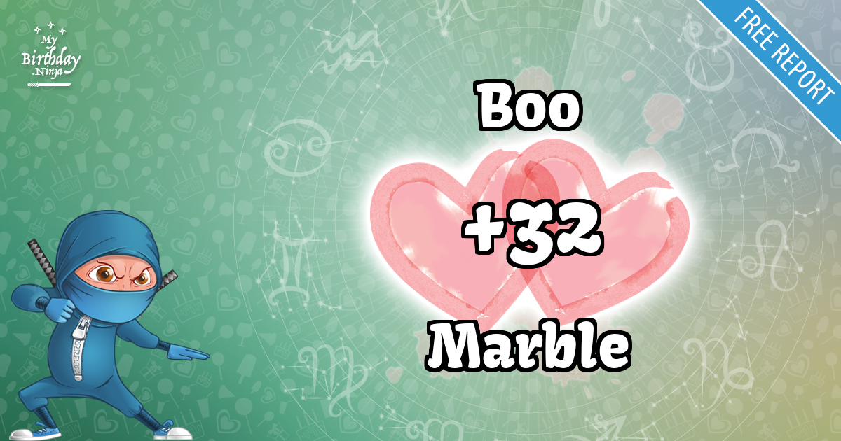 Boo and Marble Love Match Score