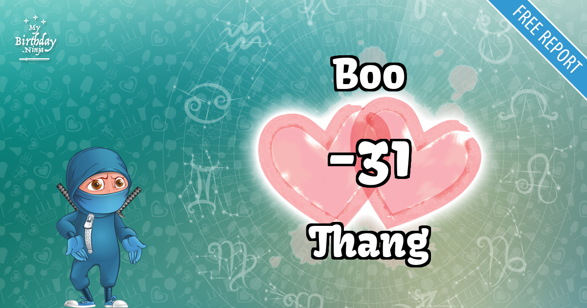 Boo and Thang Love Match Score