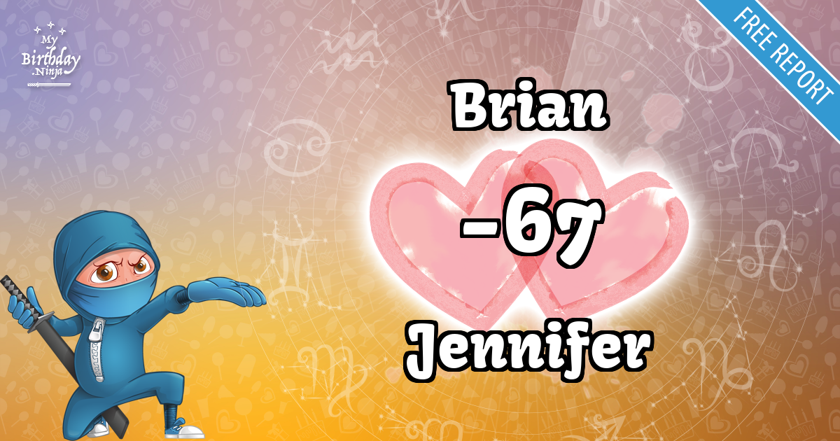 Brian and Jennifer Love Match Score