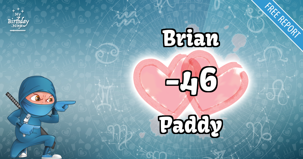 Brian and Paddy Love Match Score
