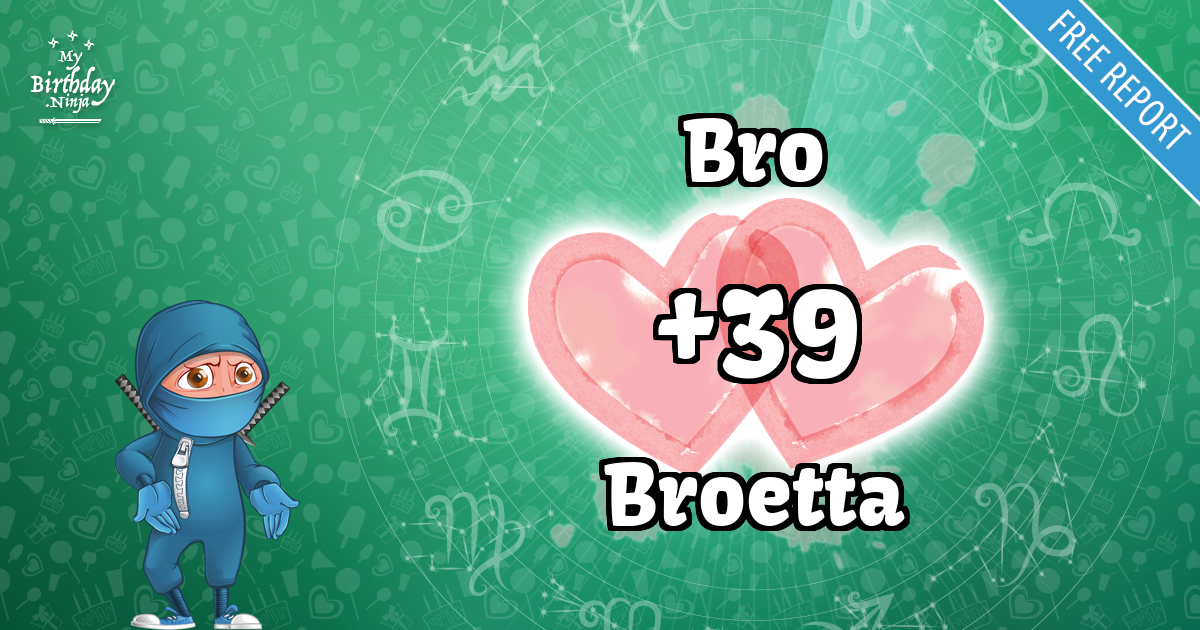 Bro and Broetta Love Match Score