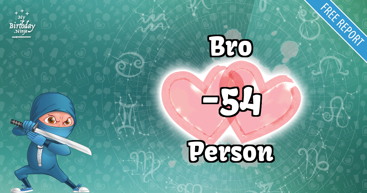 Bro and Person Love Match Score