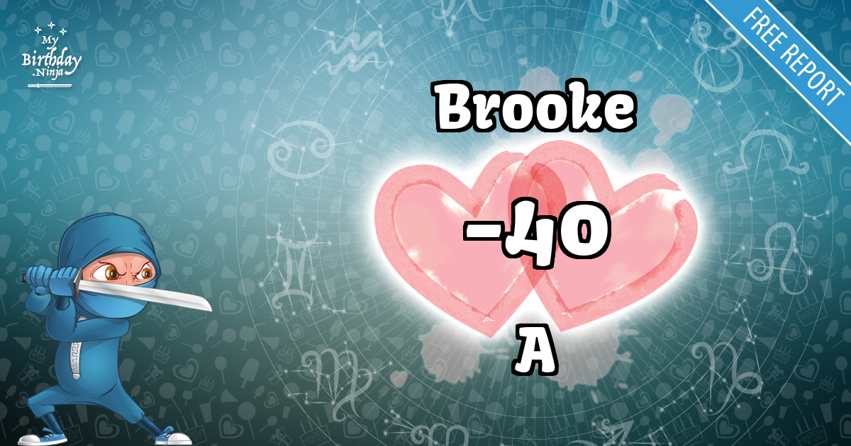 Brooke and A Love Match Score