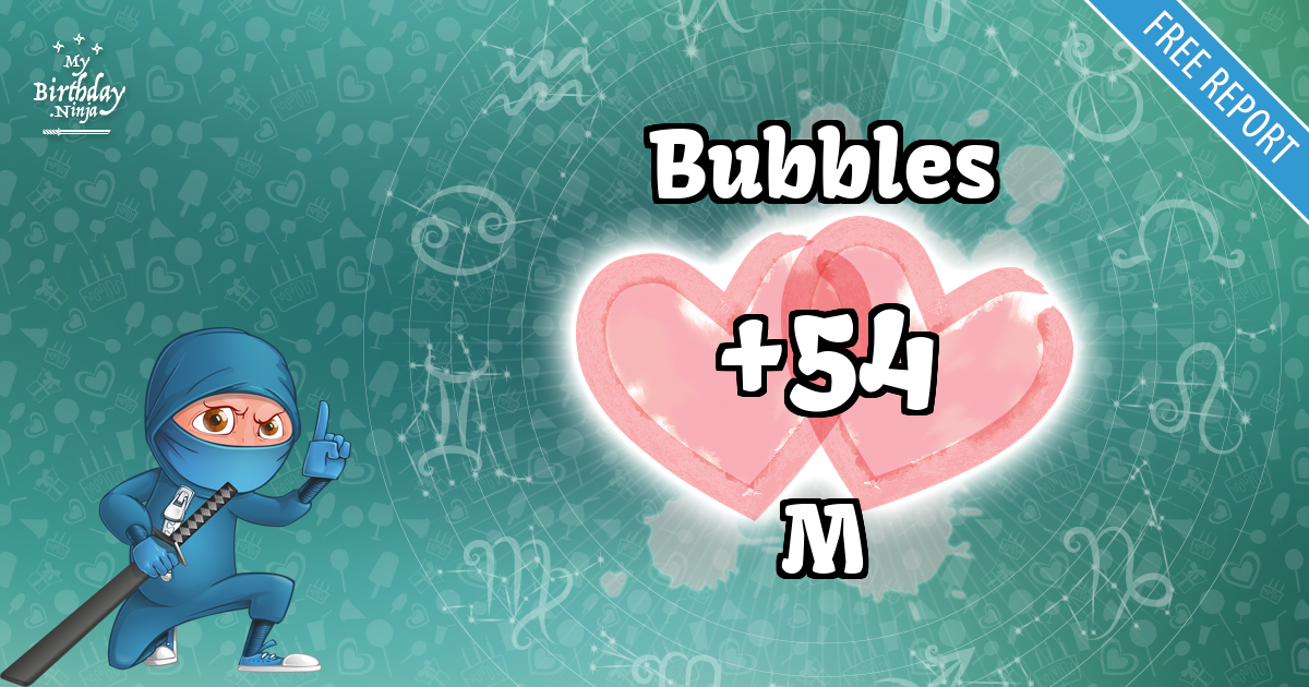 Bubbles and M Love Match Score