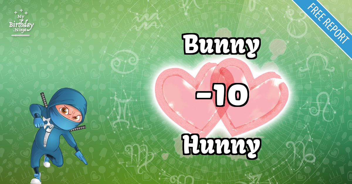 Bunny and Hunny Love Match Score