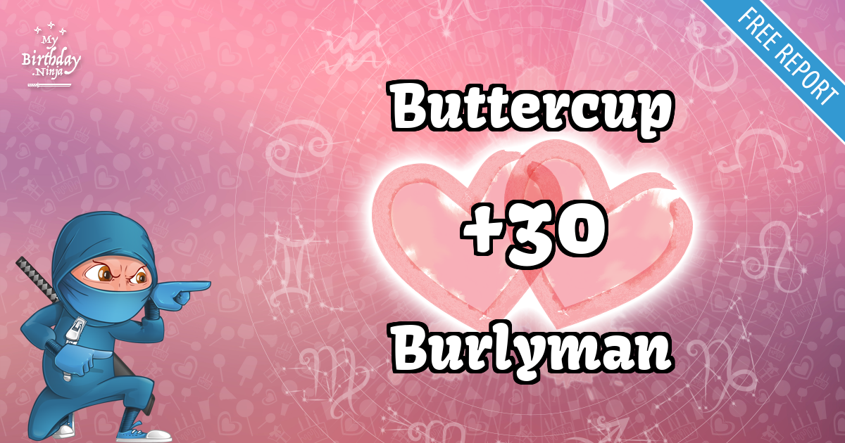 Buttercup and Burlyman Love Match Score