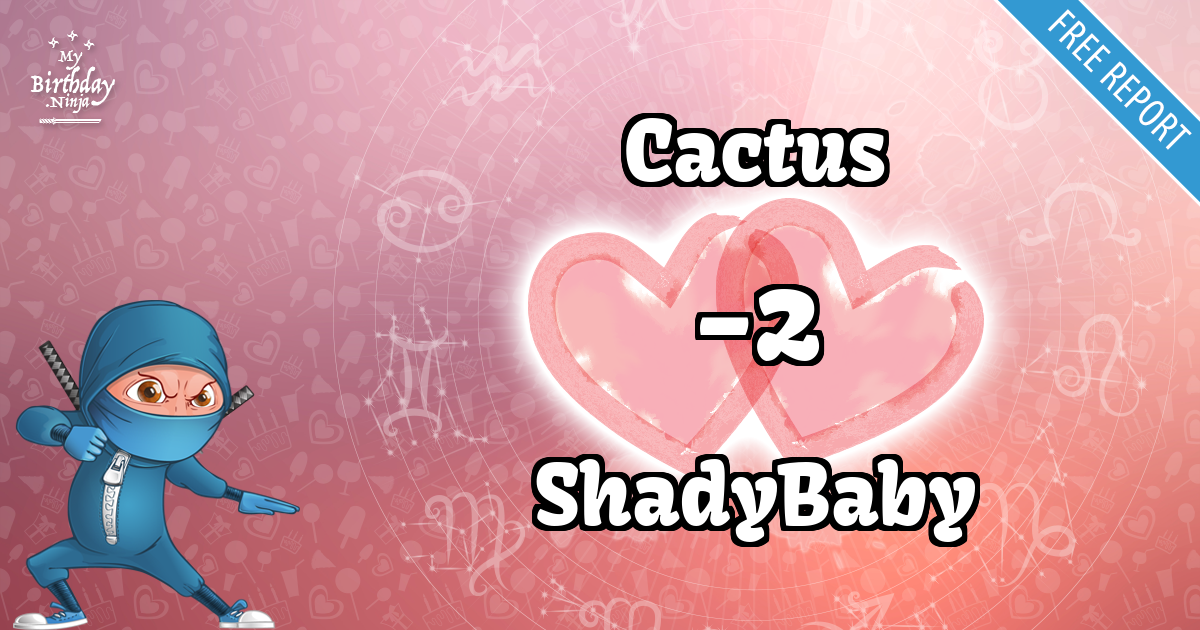 Cactus and ShadyBaby Love Match Score