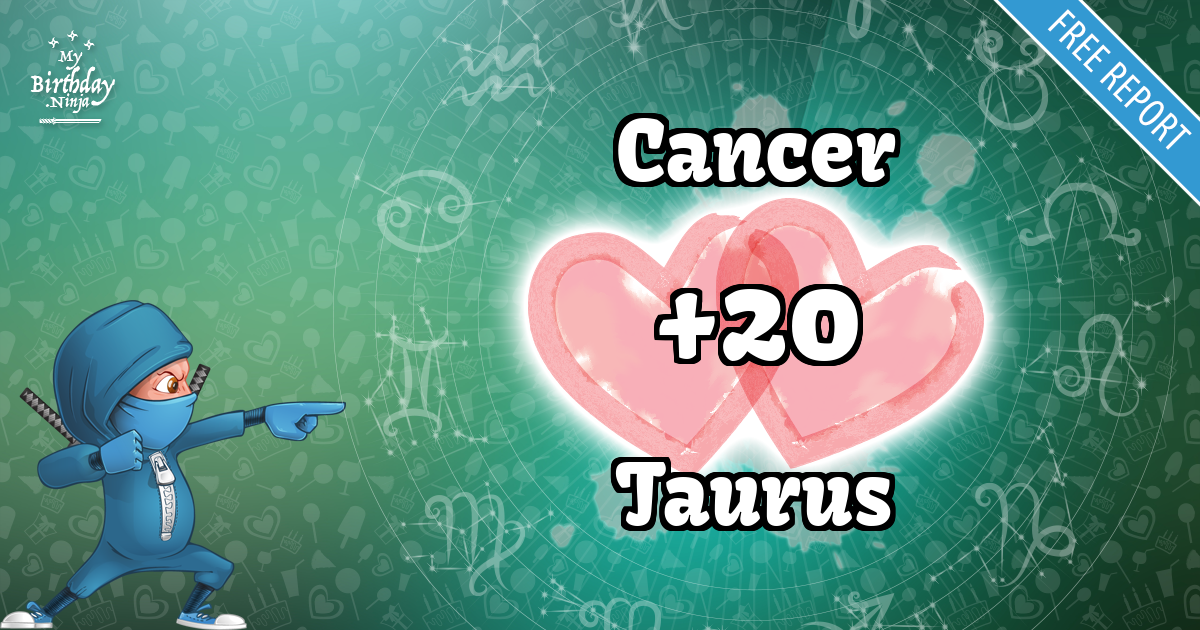 Cancer and Taurus Love Match Score