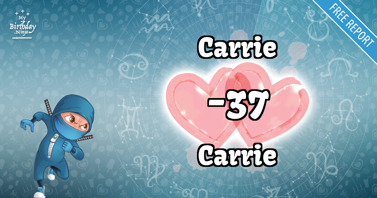 Carrie and Carrie Love Match Score