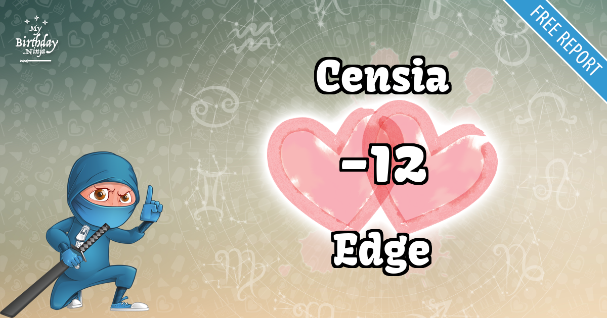 Censia and Edge Love Match Score