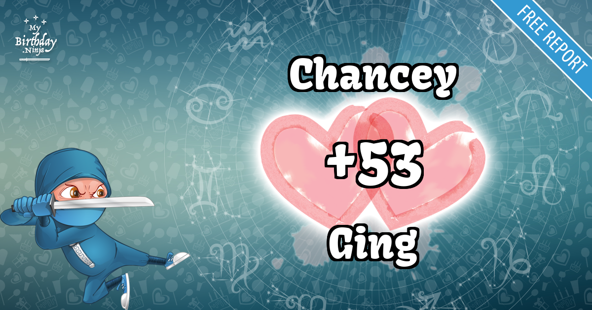 Chancey and Ging Love Match Score
