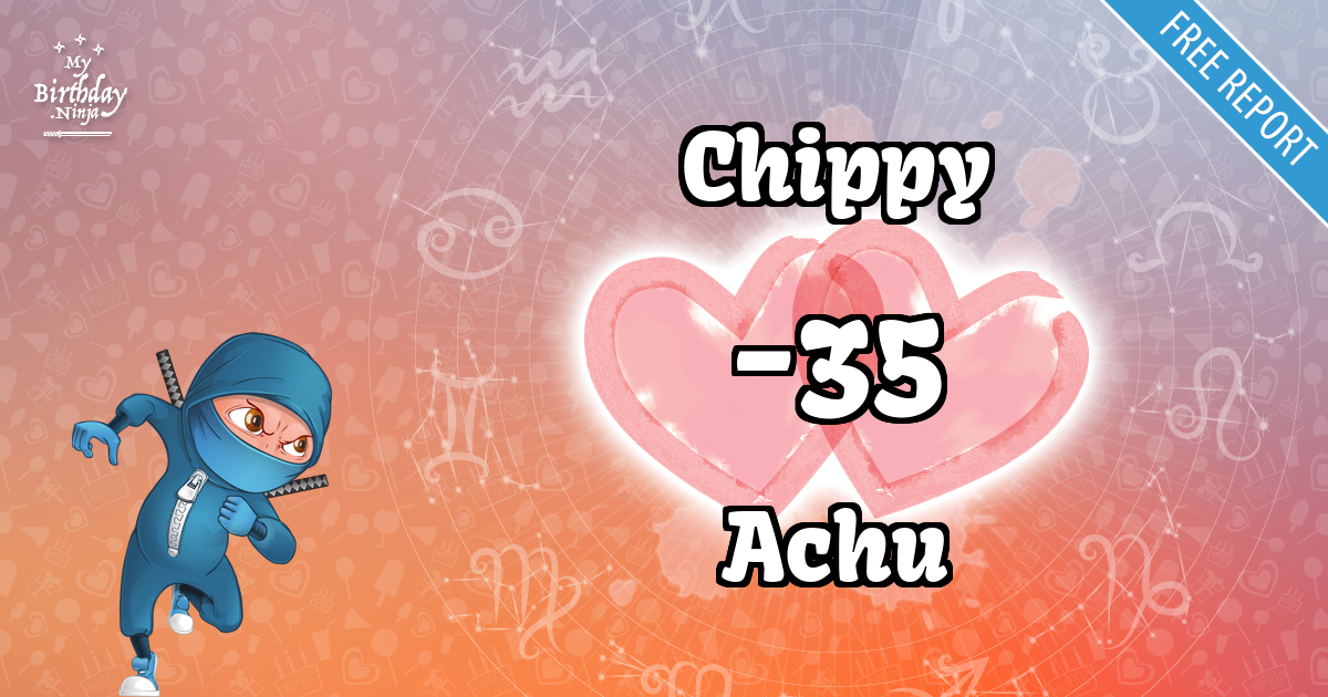 Chippy and Achu Love Match Score