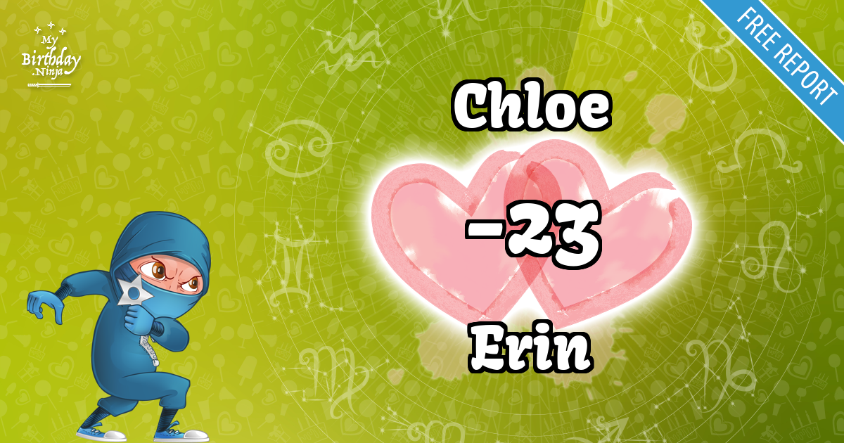 Chloe and Erin Love Match Score