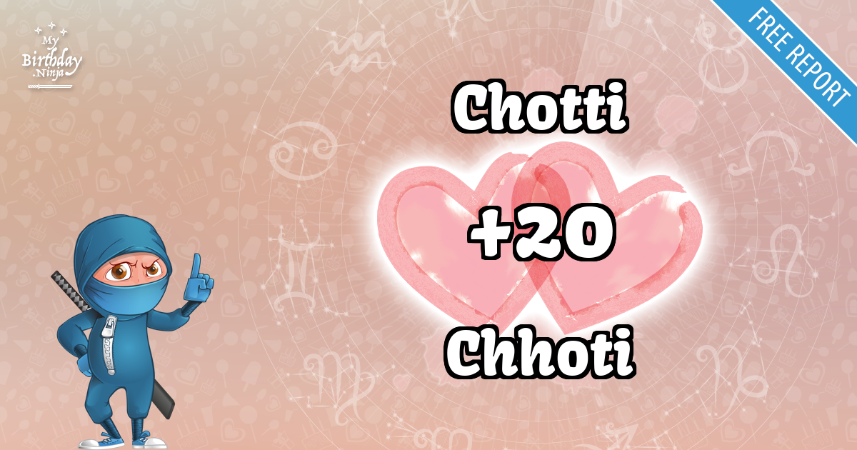 Chotti and Chhoti Love Match Score