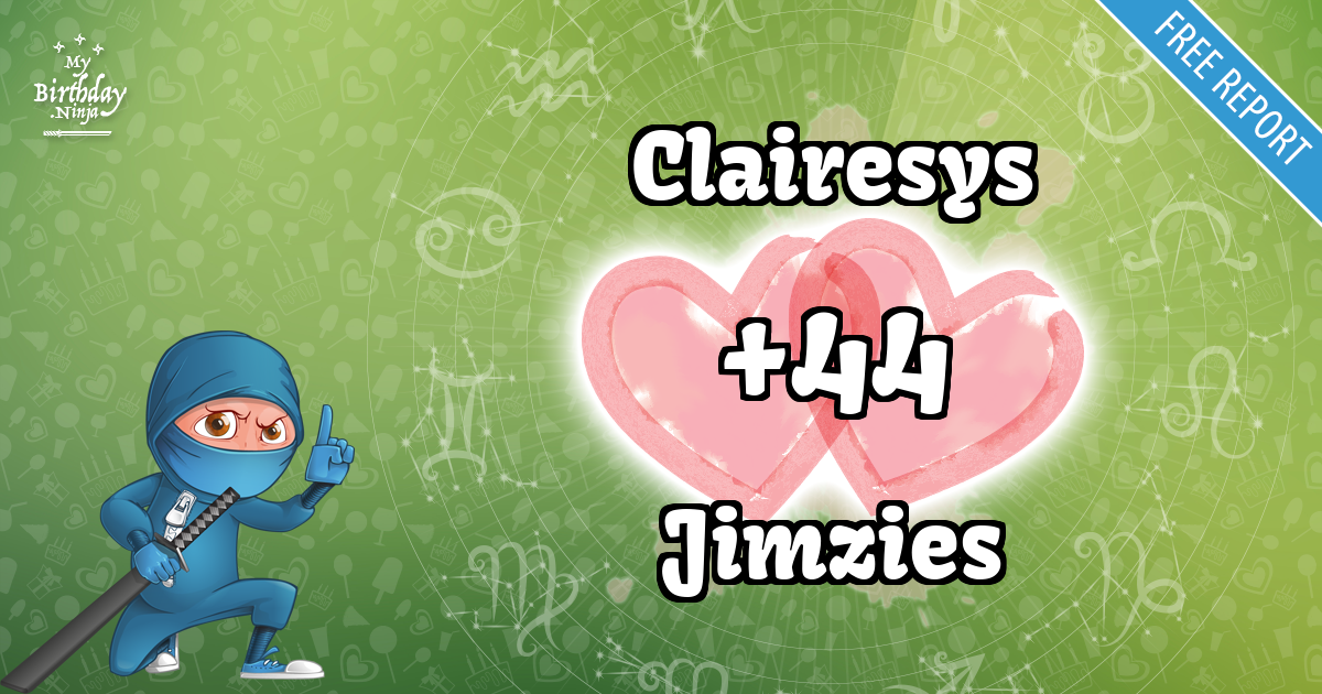 Clairesys and Jimzies Love Match Score