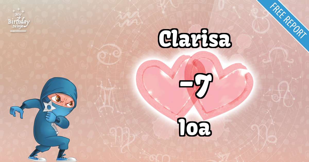 Clarisa and Ioa Love Match Score