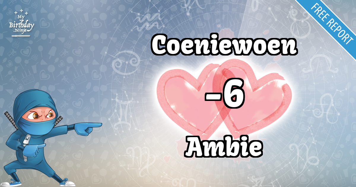 Coeniewoen and Ambie Love Match Score