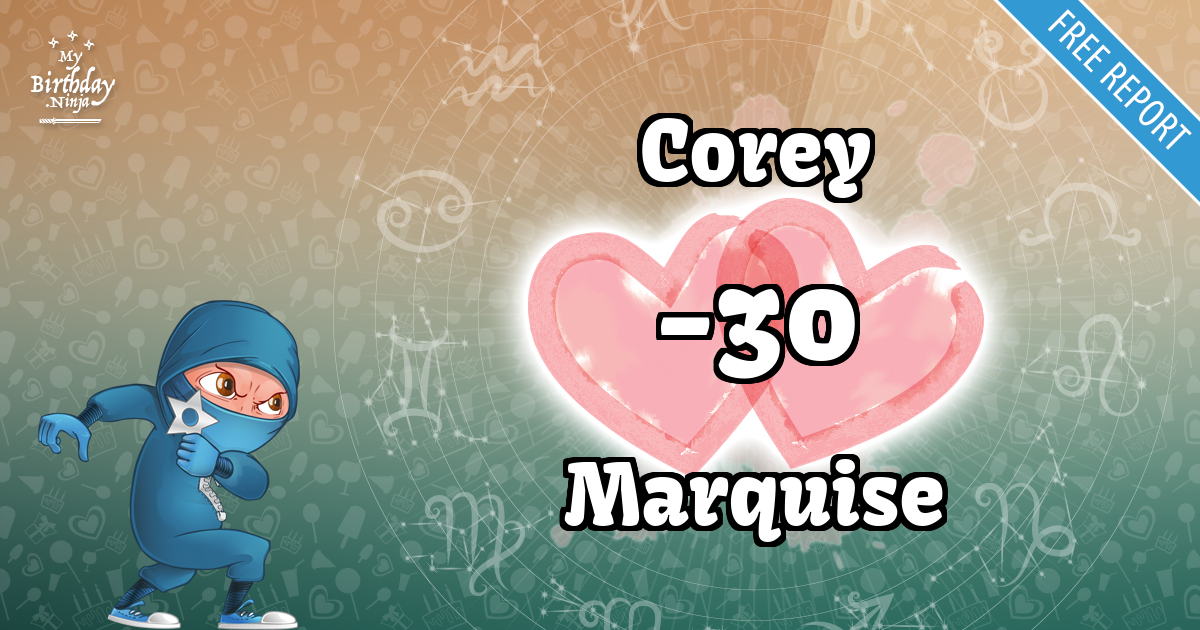 Corey and Marquise Love Match Score