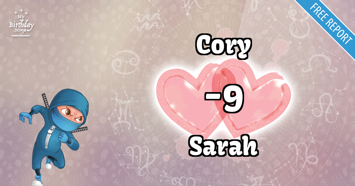 Cory and Sarah Love Match Score