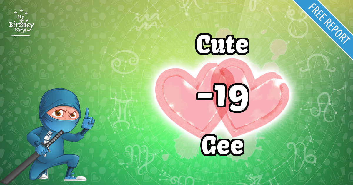 Cute and Gee Love Match Score