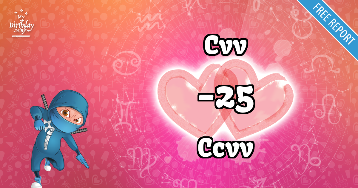 Cvv and Ccvv Love Match Score