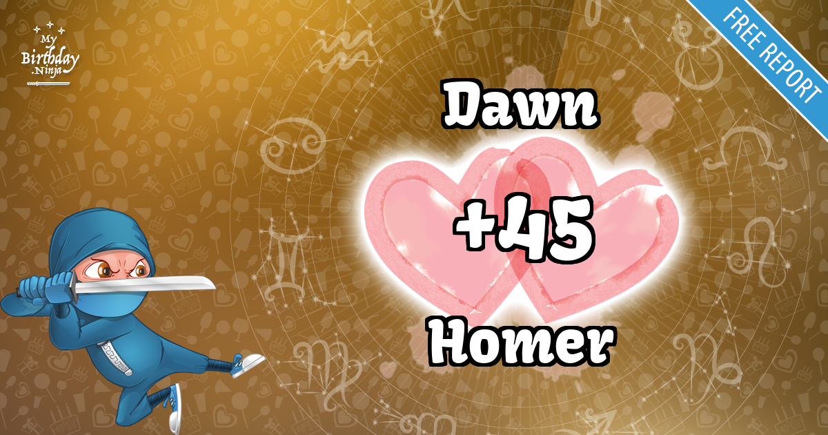 Dawn and Homer Love Match Score