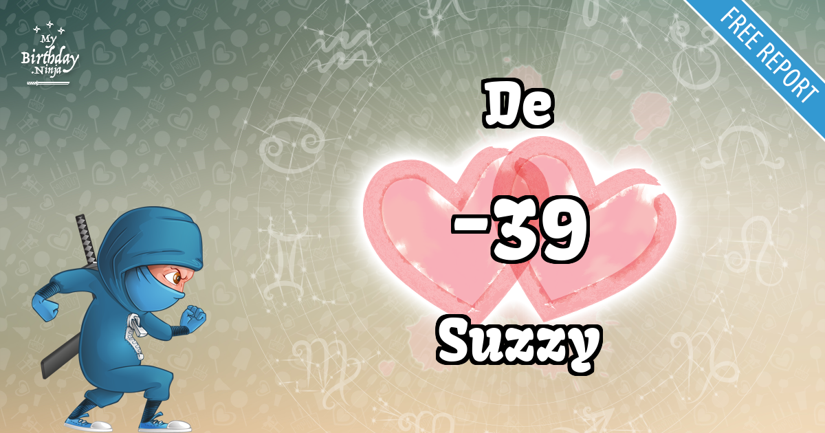 De and Suzzy Love Match Score