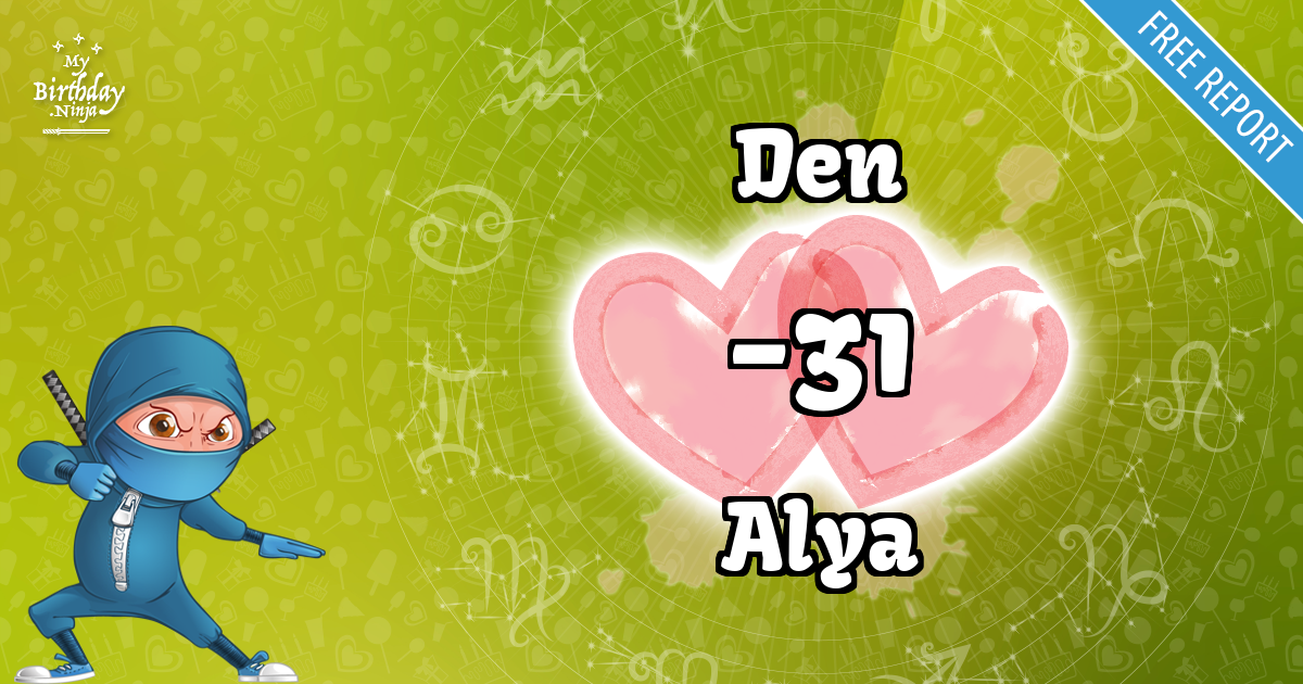 Den and Alya Love Match Score
