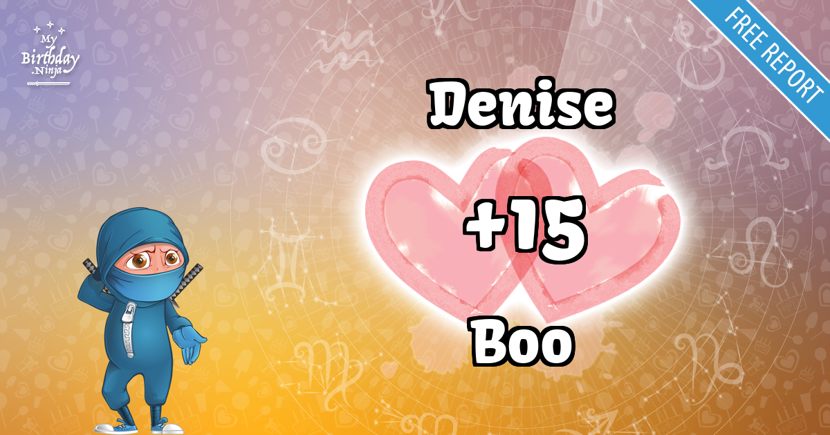 Denise and Boo Love Match Score