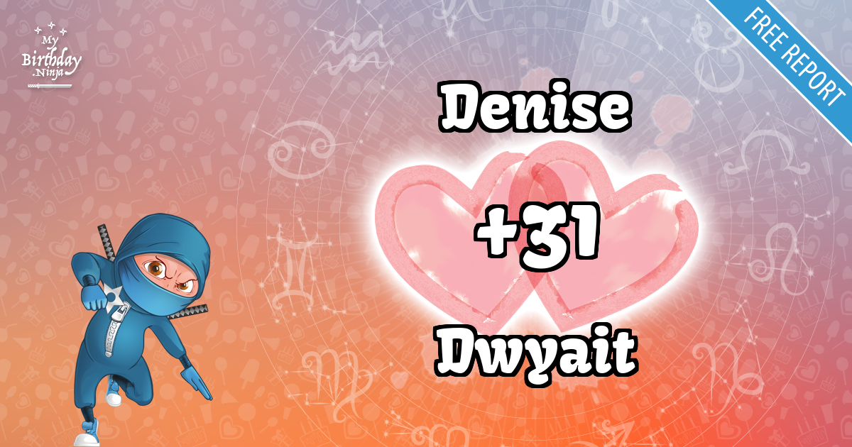 Denise and Dwyait Love Match Score