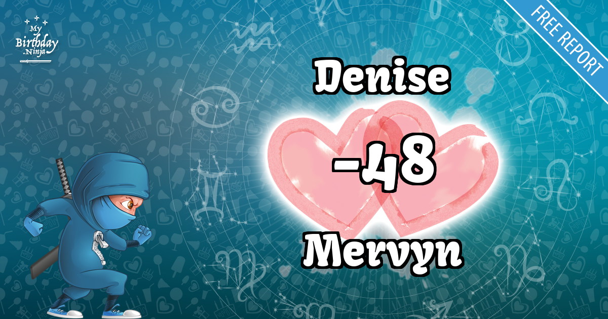 Denise and Mervyn Love Match Score