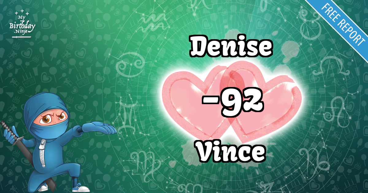 Denise and Vince Love Match Score