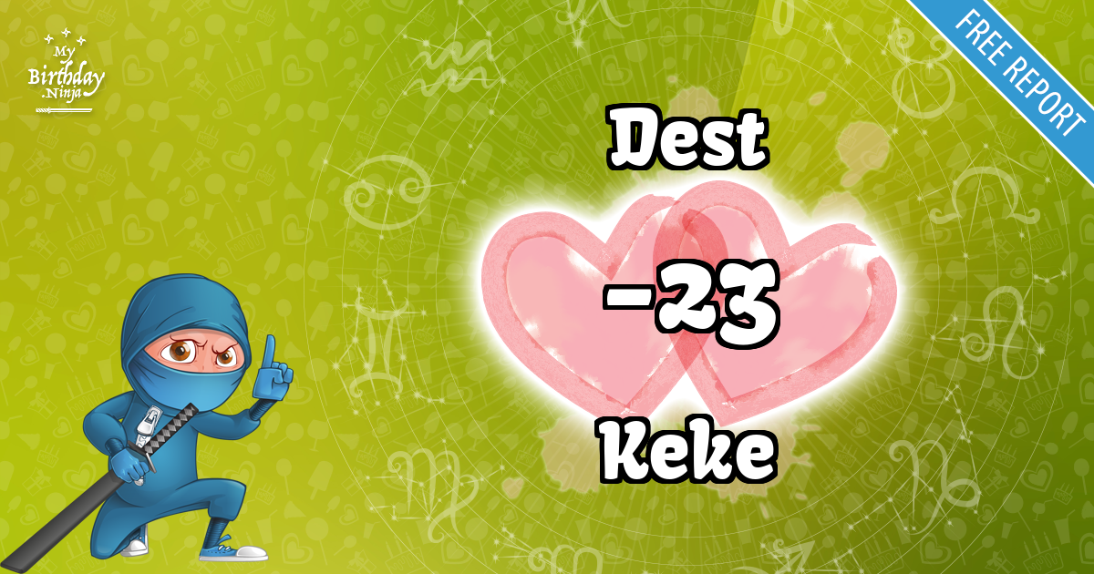 Dest and Keke Love Match Score